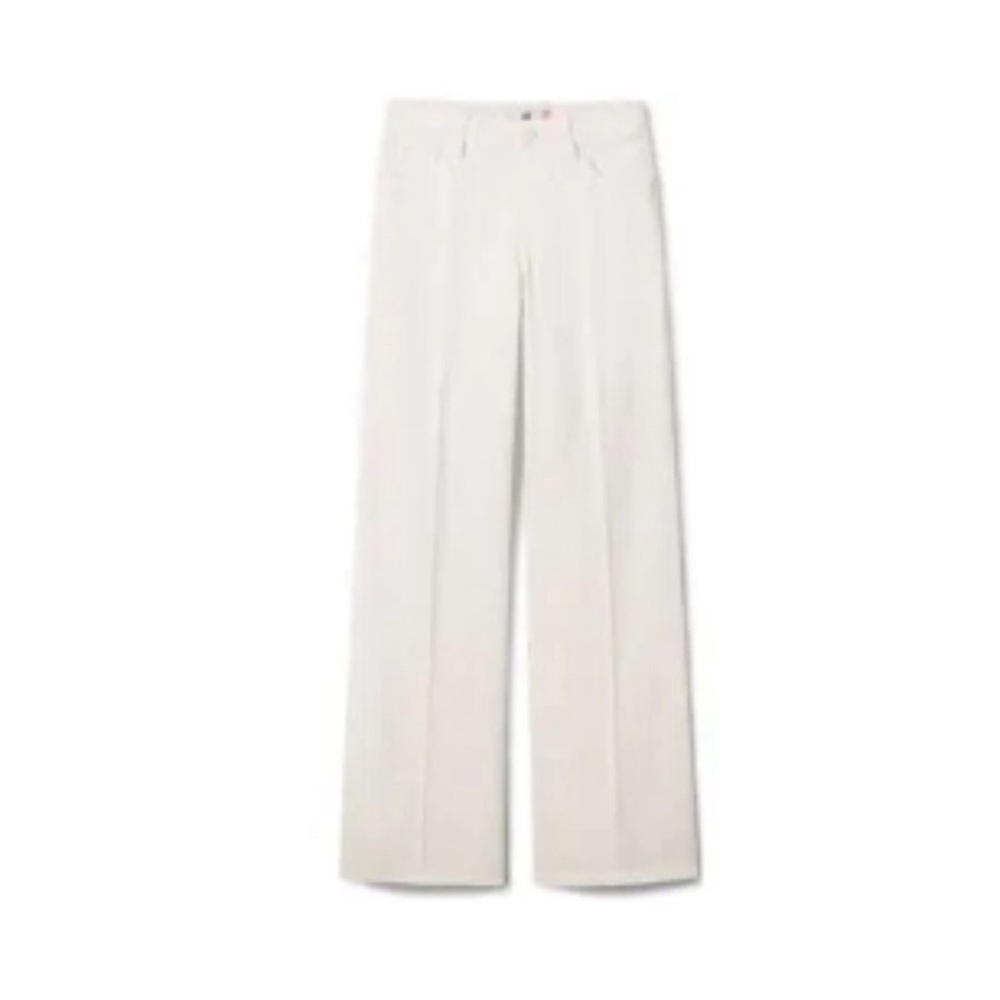 Cabi Ashbury Jean NWT Elegant White Wide-Leg Pants